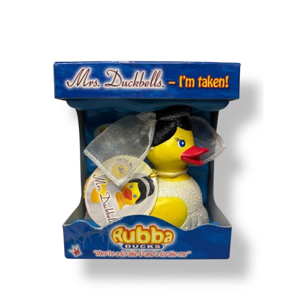 Rubba Ducks Mrs. Duckbells I’m Taken Just Married Bride Duck‎ Jeep Gifts NEW